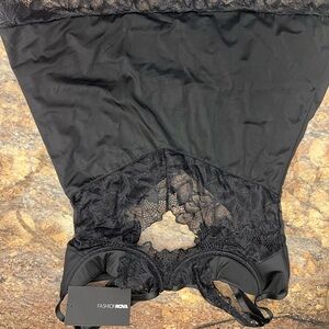 Fashion Nova Black Lace Intimate Sleepwear